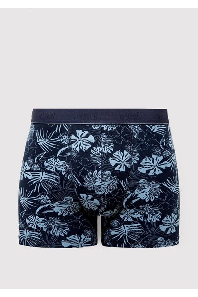 Mavi Baskılı Lacivert Boxer 0910708-30717