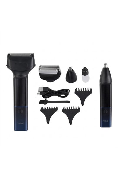 Vidvie ES01 3-in-1 Hair Clippers, Cordless Type-C Rechargeable Grooming Kit w...