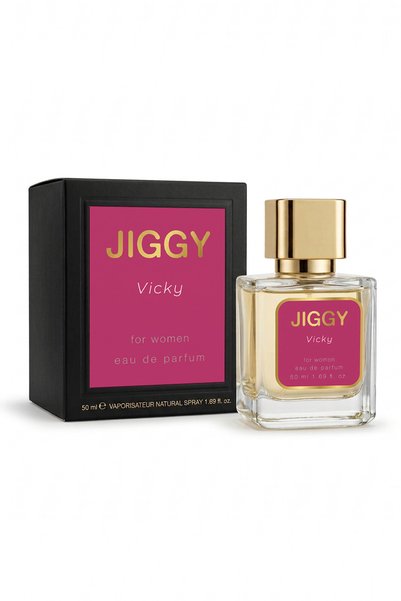jiggy Vicky Tatlı Vanilya Çikolata Paçuli Kokulu Kalıcı 50 ml Edp Kadın Parfümü