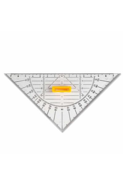 orhanucuzluk Mini Geoder Cetvel Geometrik Açılı Gönye - Modelist 16cm