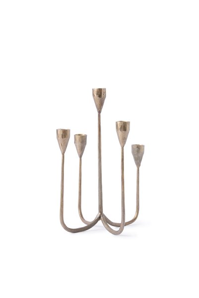 Yargıcı Metal 5li Şamdan(20x28 Cm)