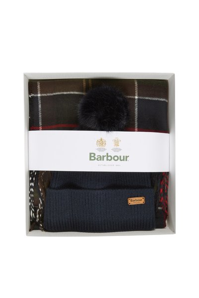 Barbour Dover Bere & Hailes Scarf Gift Set TN11 Classic