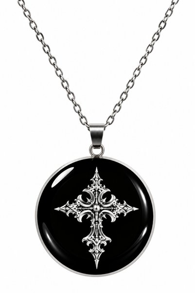 Oxolux, Lavinia Colier Tourmalinum Faith, in cutie cadou, design contrastant,...