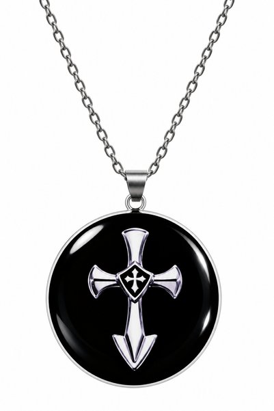 Oxolux, Lavinia Colier Tourmalinum Faith, in cutie cadou, design contrastant,...