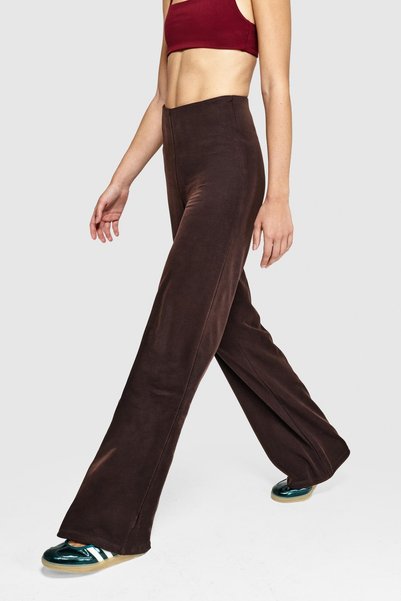y.orstruly STUDIO PANTS - KADIN YÜKSEK BEL MODEL KUMAŞ DÖKÜMLÜ PANTOLON