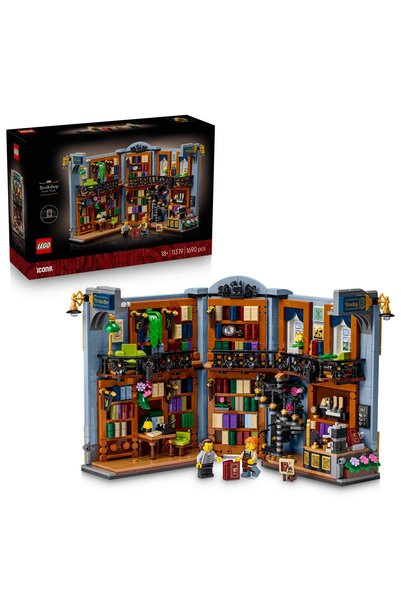 LEGO ®   Книжарница Иконс: Комплект за сглобяване на книжен кът - 11379