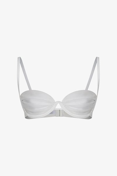 Penti Off-White Underwire Mesh Bra