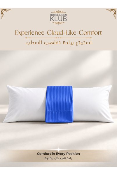 Hotel Linen Klub Ultra Soft Body Pillow with  Pillowcase- Long Side Sleeper P...