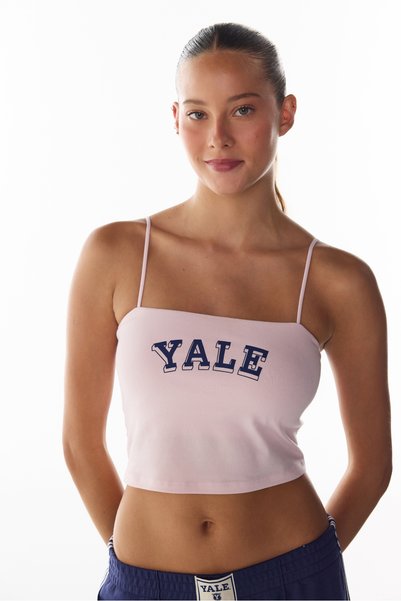 Penti Pembe Harvard Crop Atlet