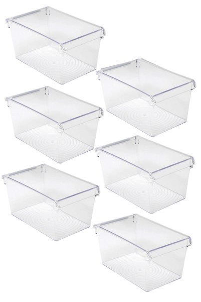 Prima Nova 6-Piece Refrigerator Organizer Set for Inside the Cabinet Storage ...