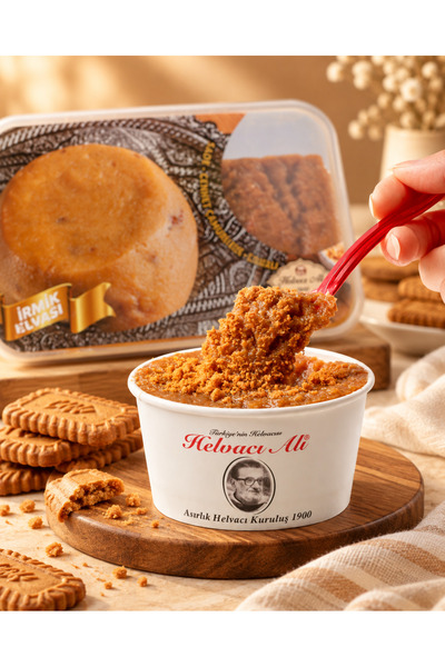 Helvacı Ali LOTUSLU İRMİK HELVASI 500 GR