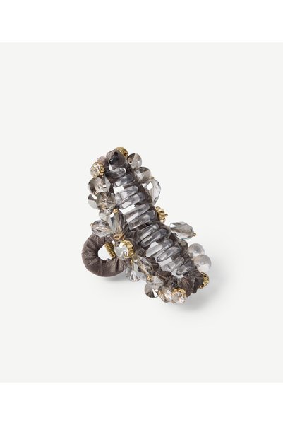 Yargıcı Glass Stone Detailed Buckle