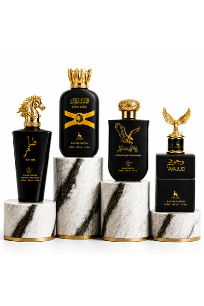 Ayelet SET 4 PARFUMURI ARABE PENTRU BĂRBAȚI - Tahir + King Lion + Ghala Zayed...