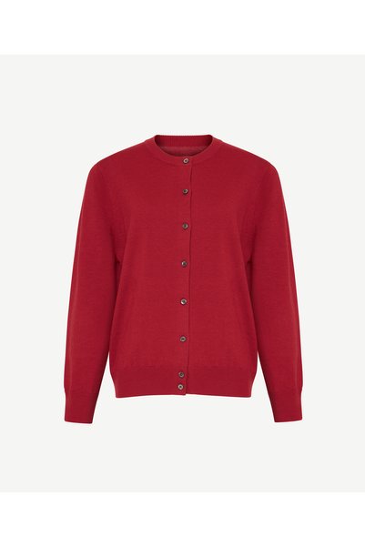 Yargıcı Regular Crew Neck Long Sleeve Cardigan
