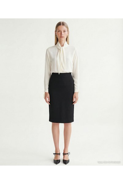 Yargıcı Pencil High Waist Skirt