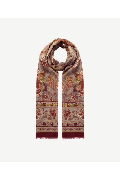 Yargıcı Embroidered Wool Shawl