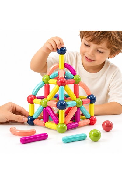 ANGMAD Set betisoare magnetice 42 piese