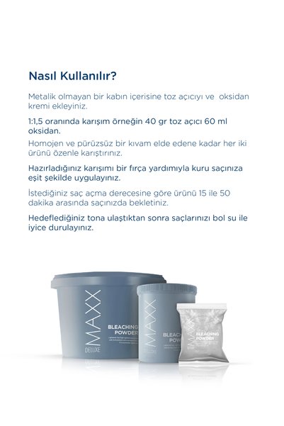 MAXX DELUXE Oryal Mavi 500 Gr + Oksindan 1000 ml 30V
