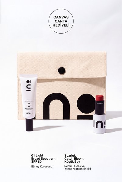 inobeauty Catch Bloom Scarlet Stick Ruj & Allik 4,5g + Nemlendirici Gunes Kre...