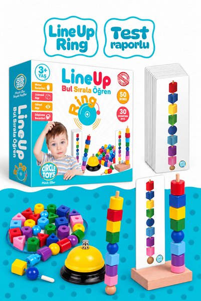 Circle Toys Line Up Ring Find Sort Learn Activity Set and Magic Sticks