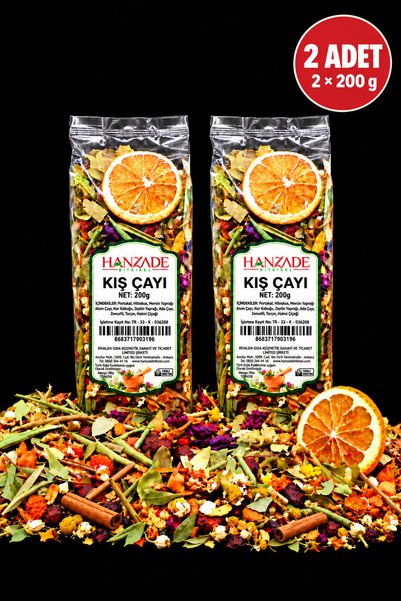 Hanzade Bitkisel Kış Çayı 200 Gr X 2 Adet Zengin Içerikli