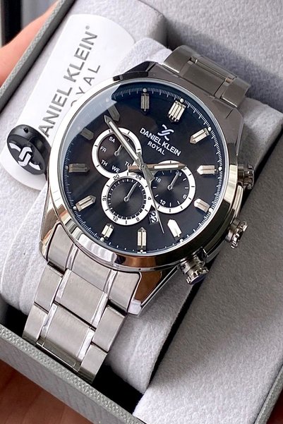 Daniel Klein Stainless Steel Cord Men's Wristwatch+3 Atm Waterproof