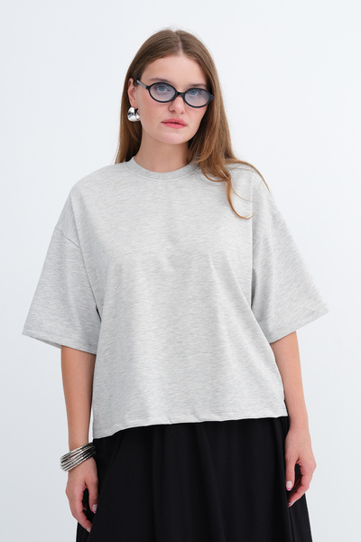Addax Basic Kalın T-shirt P10493-W7
