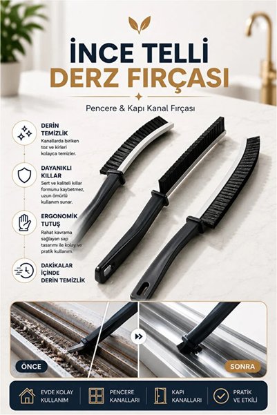 SAVORYHOME Boşluk Temizleme Fırçası, Banyo Boşluğu Temizleme Fırçası, Ölü Köş...