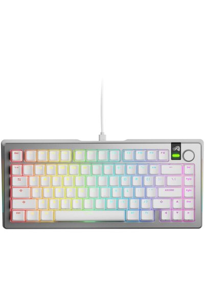 Glorious Tastatură mecanică GMMK 3 PRO, switch-uri Fox, 81 de taste, cu fir, ...