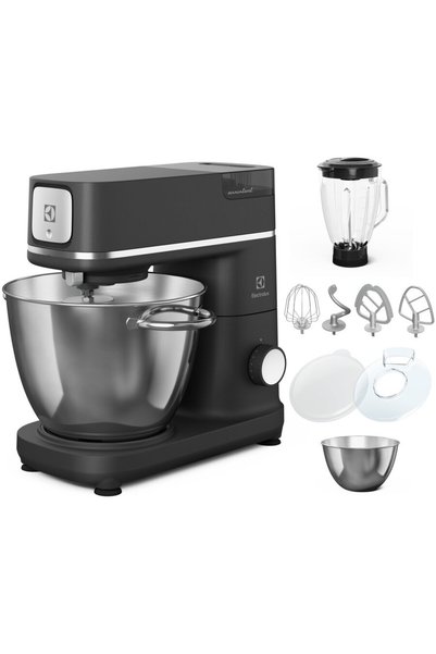 Electrolux Robot de bucătărie E6KM1-8BPT, 1200 W, corp integral metalic, 10 v...