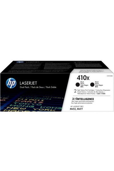 HP Pachet dublu original BLACK NR.410XD pentru LASERJET PRO M452NW 2x6,5K "CF...