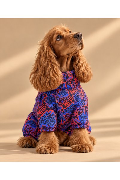 Alphadog Design Wild Köpek Kıyafeti Mont Tulum Yağmurluk