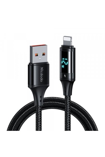 Mcdodo Cablu Date si Incarcare USB-A - Lightning CA-1060 Display, 12W, 1.2m, ...