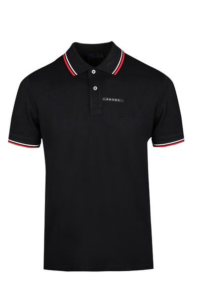 Prada تيشيرت بولو للرجال SJN256-322-F0AA9