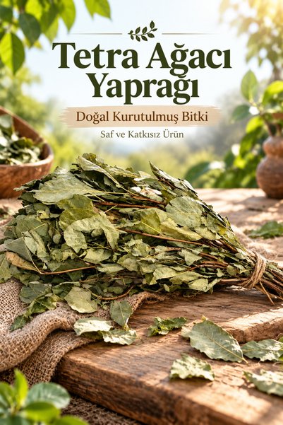 Aktarzane Tetra Ağacı Yaprağı Doğal Kurutulmuş Bitki - Saf ve Katkısız- 100 GR