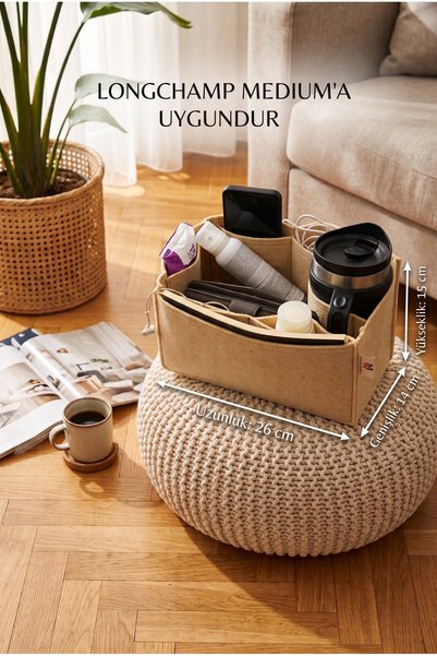 Marjinal Long. M Canta Icin Single Compartment Organizer Beige Color 26 X 15 ...