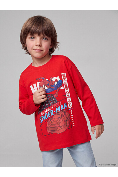LC Waikiki Quality Parts from Çelebi Store Spiderman Printed Boys' T-Shirt
