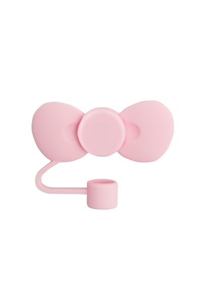 Choice pink Lovely Bow Straw Covers Cap Toppers For Stanley 30&40 02 Tumbler ...