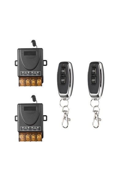 Choice6 2 Receiver 2 Remote AC220V 433Mhz Remote Control Switch Hign Power On...