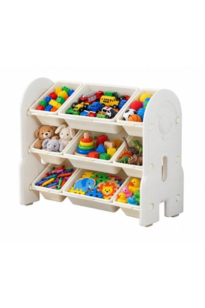 Nichiduta Garden Organizator pentru copii Space White, pe 3 nivele, include 6...