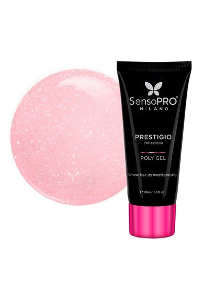 SensoPRO Milano Polygel PRESTIGIO - Pink Parfait, 50ml