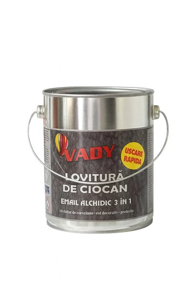 VADY Lovitura de ciocan 2,5L Negru