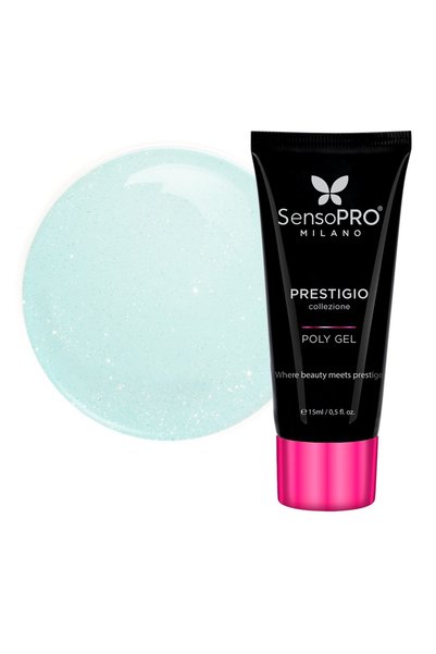 SensoPRO Milano Polygel PRESTIGIO - Lagoon Glow, 15ml