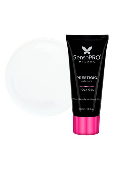 SensoPRO Milano Polygel PRESTIGIO - Alb Prestige, 30ml