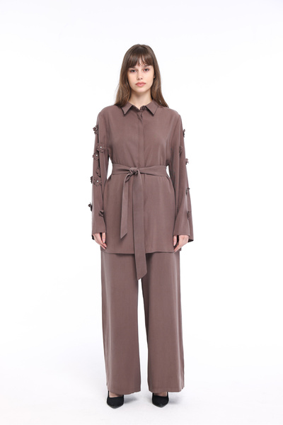 beyond istanbul Laser Cut Floral Tencel Set