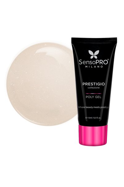 SensoPRO Milano Polygel PRESTIGIO - Latte Bubble, 15ml