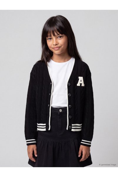 LC Waikiki Timeless Clothing & Timeless Choices V Sewn Embroidered Girls' Car...