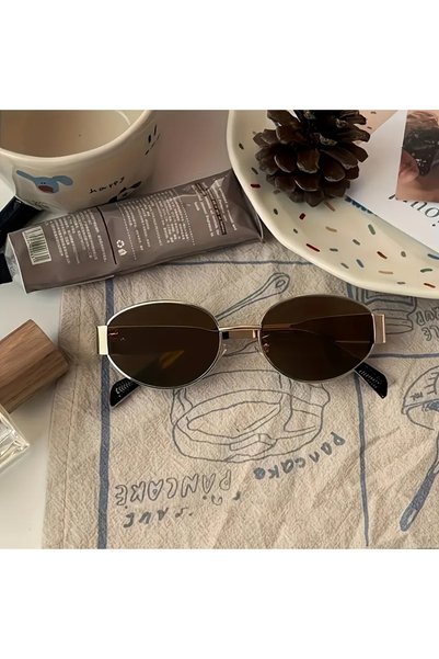 Olivier Philippe Lenty Gold/Brown 55 Philippe Polarized Sunglasses