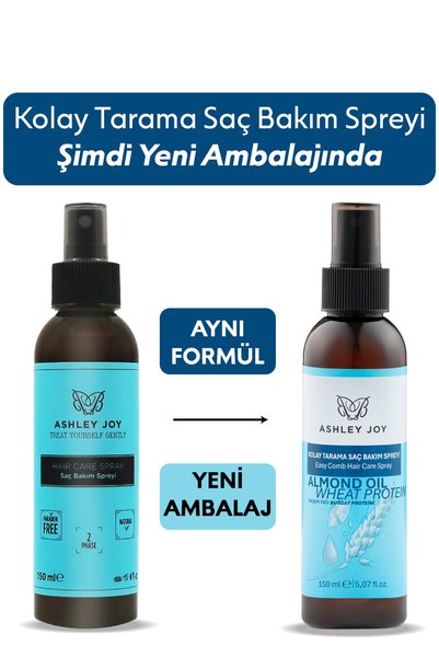 ASHLEY JOY Kolay Tarama Çift Fazlı Saç Bakım Spreyi 150 ml