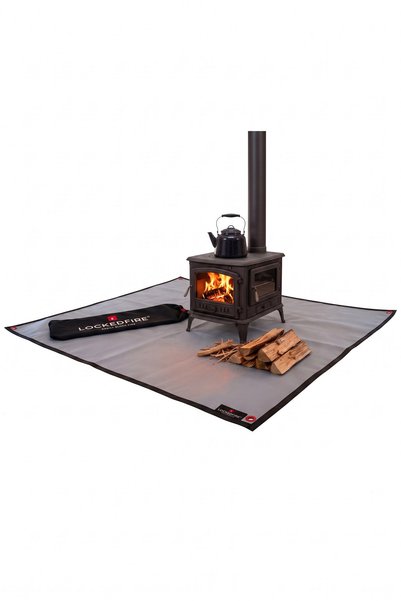 LOCKEDFIRE Fireproof Stove Mat 50*50cm